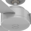 image:imageHunter Presto Indoor Ceiling Fan No Light Modern 44 inch Matte Black  Standard Mount Wall Control 3 Blades For Bedroom Living Room Kitchen 51847Dove Grey