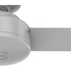 image:imageHunter Presto Indoor Ceiling Fan No Light Modern 44 inch Matte Black  Standard Mount Wall Control 3 Blades For Bedroom Living Room Kitchen 51847Dove Grey