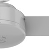 image:imageHunter Presto Indoor Ceiling Fan No Light Modern 44 inch Matte Black  Standard Mount Wall Control 3 Blades For Bedroom Living Room Kitchen 51847Dove Grey
