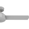 image:imageHunter Presto Indoor Ceiling Fan No Light Modern 44 inch Matte Black  Standard Mount Wall Control 3 Blades For Bedroom Living Room Kitchen 51847Dove Grey