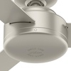 image:imageHunter Presto Indoor Ceiling Fan No Light Modern 44 inch Matte Black  Standard Mount Wall Control 3 Blades For Bedroom Living Room Kitchen 51847Matte Nickel