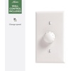 image:imageHunter Presto Indoor Ceiling Fan No Light Modern 44 inch Matte Black  Standard Mount Wall Control 3 Blades For Bedroom Living Room Kitchen 51847Matte White