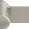 image:imageHunter Presto Indoor Ceiling Fan No Light Modern 44 inch Matte Black  Standard Mount Wall Control 3 Blades For Bedroom Living Room Kitchen 51847Matte Nickel