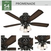 image:imageHunter Promenade Indoor Ceiling Fan Quiet 54 inch Brittany BronzeBrittany Bronze