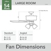 image:imageHunter Promenade Indoor Ceiling Fan Quiet 54 inch Brittany BronzeBrittany Bronze