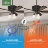 image:imageHunter Promenade Indoor Ceiling Fan Quiet 54 inch Brittany BronzeBrittany Bronze