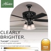 image:imageHunter Promenade Indoor Ceiling Fan Quiet 54 inch Brittany BronzeGloss Black