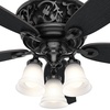 image:imageHunter Promenade Indoor Ceiling Fan Quiet 54 inch Brittany BronzeGloss Black