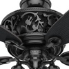 image:imageHunter Promenade Indoor Ceiling Fan Quiet 54 inch Brittany BronzeGloss Black