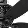 image:imageHunter Promenade Indoor Ceiling Fan Quiet 54 inch Brittany BronzeGloss Black