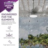 image:imageHunter Sea Point Outdoor or Indoor Ceiling Fan 52 inch Matte Silver  with LED Light and Pull Chain Standard Mount 5 Blades For Living Room Patio Porch Garage 51682Matte Silver