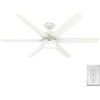 image:imageHunter Skysail Outdoor or Indoor Ceiling Fan Quiet 60 inch Fresh WhiteFresh White