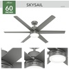 image:imageHunter Skysail Outdoor or Indoor Ceiling Fan Quiet 60 inch Fresh WhiteFresh White