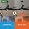 image:imageHunter Skysail Outdoor or Indoor Ceiling Fan Quiet 60 inch Fresh WhiteMatte Black