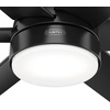 image:imageHunter Skysail Outdoor or Indoor Ceiling Fan Quiet 60 inch Fresh WhiteMatte Black