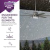 image:imageHunter Skysail Outdoor or Indoor Ceiling Fan Quiet 60 inch Fresh WhiteMatte Silver