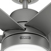 image:imageHunter Skysail Outdoor or Indoor Ceiling Fan Quiet 60 inch Fresh WhiteMatte Silver