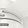 image:imageHunter Solaria Outdoor or Indoor Ceiling Fan Quiet 72 inch Fresh White  with LED Light Standard Mount Wall Control 6 Blades For Patio Porch Garage 51477Fresh White