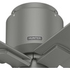 image:imageHunter Terrace Cove Outdoor or Indoor Ceiling Fan 44 inch Matte Silver  No Light Low Profile Mount Pull Chain 5 Blades For Living Room Patio Porch Garage 51582Matte Silver
