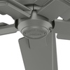 image:imageHunter Terrace Cove Outdoor or Indoor Ceiling Fan 44 inch Matte Silver  No Light Low Profile Mount Pull Chain 5 Blades For Living Room Patio Porch Garage 51582Matte Silver
