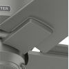 image:imageHunter Terrace Cove Outdoor or Indoor Ceiling Fan 44 inch Matte Silver  No Light Low Profile Mount Pull Chain 5 Blades For Living Room Patio Porch Garage 51582Matte Silver