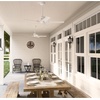 image:imageHunter Windbound Outdoor or Indoor Ceiling Fan 52 inch Matte Black  No Light Standard Mount Pull Chain 5 Blades For Living Room Patio Porch Garage 51459Matte White