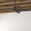 image:imageHunter Windbound Outdoor or Indoor Ceiling Fan 52 inch Matte Black  No Light Standard Mount Pull Chain 5 Blades For Living Room Patio Porch Garage 51459Matte Black