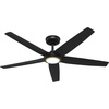 image:imageHunter ZenTech 44 Inch Smart Ceiling Fan with LED Light for Bedroom IndoorOutdoor Damp Rated 5Blade Fresh White WiFi Enabled Compatible with Alexa Google amp AppleMatte Black