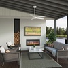 image:imageHunter ZenTech 44 Inch Smart Ceiling Fan with LED Light for Bedroom IndoorOutdoor Damp Rated 5Blade Fresh White WiFi Enabled Compatible with Alexa Google amp AppleFresh White