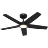image:imageHunter ZenTech 44 Inch Smart Ceiling Fan with LED Light for Bedroom IndoorOutdoor Damp Rated 5Blade Fresh White WiFi Enabled Compatible with Alexa Google amp AppleMatte Black
