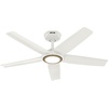 image:imageHunter ZenTech 44 Inch Smart Ceiling Fan with LED Light for Bedroom IndoorOutdoor Damp Rated 5Blade Fresh White WiFi Enabled Compatible with Alexa Google amp AppleFresh White