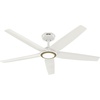 image:imageHunter ZenTech 44 Inch Smart Ceiling Fan with LED Light for Bedroom IndoorOutdoor Damp Rated 5Blade Fresh White WiFi Enabled Compatible with Alexa Google amp AppleFresh White