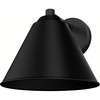 image:imageHunter  Aeronaut 1Light Matte Black Outdoor Wall Light Dimmable Modern Style Cone Shaped for Bedrooms Kitchens Dining Living Rooms  46030