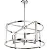 image:imageHunter  Astwood 6Light Polished Nickel Large Chandelier Dimmable Caged Style Drum Shaped for Bedrooms Kitchens Dining Living Rooms  19000