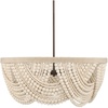 image:imageHunter  Autumndale 6Light Matte Bronze Large Chandelier Dimmable Transitional Style Basket Shaped for Bedrooms Kitchens Dining Living Rooms  48189