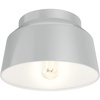 image:imageHunter  Cranbrook 1Light Matte Black Medium Size Flush Mount Light Dimmable Modern Style Bell Shaped for Bedrooms Kitchens Foyers Bathrooms  19023White