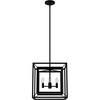 image:imageHunter  Doherty 4light Natural Black Iron Small Chandelier Dimmable Casual Style Square Shaped for Bedrooms Kitchens Dining Living Rooms  19400