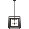 image:imageHunter  Doherty 4light Onyx Bengal Medium Size Chandelier Dimmable Casual Style Square Shaped for Bedrooms Kitchens Dining Living Rooms  19405