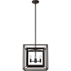 image:imageHunter  Doherty 4light Onyx Bengal Small Chandelier Dimmable Casual Style Square Shaped for Bedrooms Kitchens Dining Living Rooms  19401