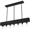 image:imageHunter  Donelson 7Light Natural Black Iron Extra Large Chandelier Dimmable Transitional Style Linear Shaped for Bedrooms Kitchens Dining Living Rooms  19057