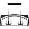 image:imageHunter  Dukestown 8light Natural Black Iron Extra Large Chandelier Dimmable Formal Style Linear Shaped for Bedrooms Kitchens Dining Living Rooms  19732