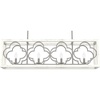 image:imageHunter  Gablecrest 4Light Painted Concrete Extra Large Chandelier Dimmable Transitional Style Linear Shaped for Bedrooms Kitchens Dining Living Rooms  19098