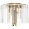 image:imageHunter  Gatz 4light Alturas Gold Medium Size Flush Mount Light Dimmable Modern Style Round Shaped for Bedrooms Kitchens Dining Living Rooms  19690