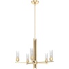 image:imageHunter  Gatz 5Light Alturas Gold Dimmable Large Chandelier for Bedrooms Kitchens Dining Living Rooms  19783