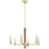 image:imageHunter  Gatz 6light Alturas Gold Large Chandelier Dimmable Modern Style Candle Shaped for Bedrooms Kitchens Dining Living Rooms  19785
