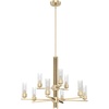 image:imageHunter  Gatz 9light Alturas Gold Large Chandelier Dimmable Modern Style Candle Shaped for Bedrooms Kitchens Dining Living Rooms  19787