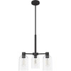 image:imageHunter  Lochemeade 3Light Noble Bronze Medium Size Chandelier Dimmable Modern Style Candle Shaped for Bedrooms Kitchens Dining Living Rooms  19721