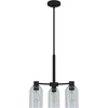 image:imageHunter  Lochemeade 3light Natural Black Iron Medium Size Chandelier Dimmable Modern Style Candle Shaped for Bedrooms Kitchens Dining Living Rooms  19707Natural Iron
