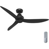 image:imageHunter  Mazzini IndoorOutdoor Ceiling Fan RemoteMatte Black
