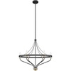 image:imageHunter  Merlin 6light Rustic Iron Large Chandelier Dimmable Industrial Style Empire Shaped for Bedrooms Kitchens Dining Living Rooms  19795